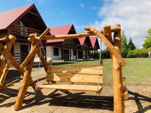 Kalinowy Sad Domki Z Jacuzzi I Sauna Mikołajki Buitenkant foto