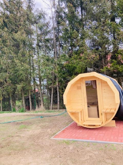 Kalinowy Sad Domki Z Jacuzzi I Sauna Mikołajki Buitenkant foto