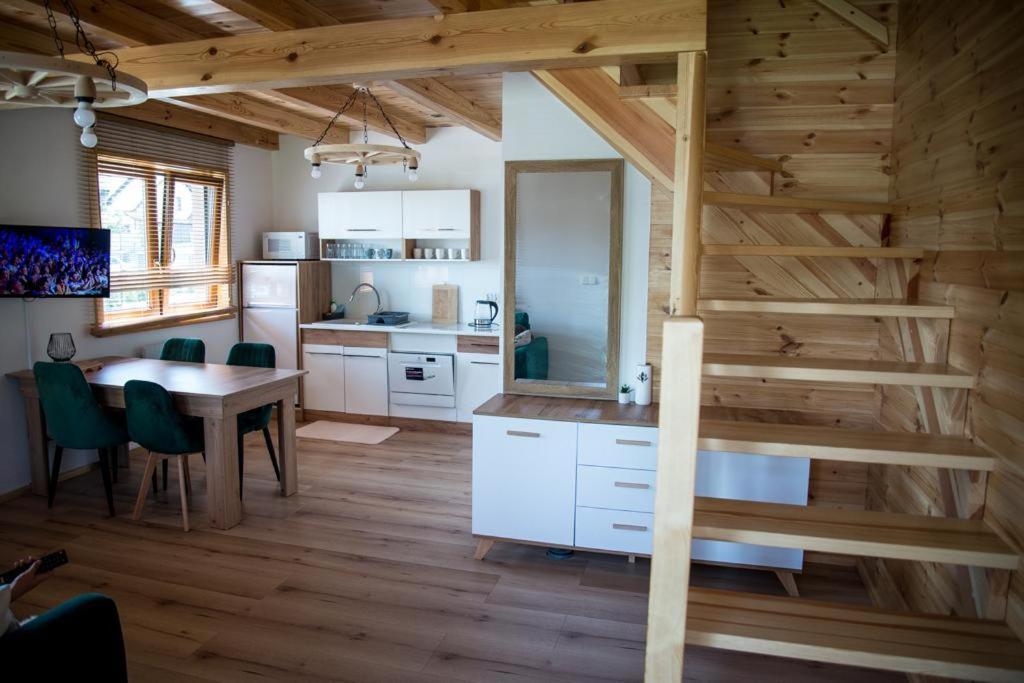 Kalinowy Sad Domki Z Jacuzzi I Sauna Mikołajki Buitenkant foto