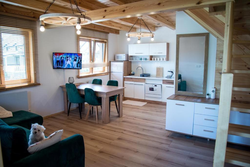 Kalinowy Sad Domki Z Jacuzzi I Sauna Mikołajki Buitenkant foto