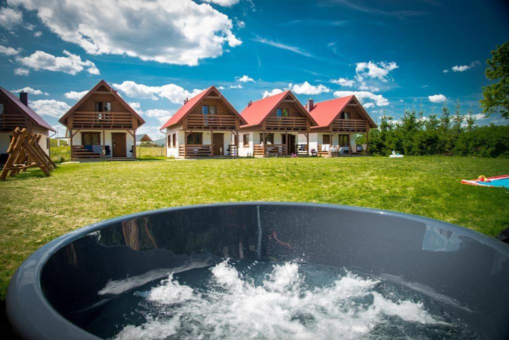 Kalinowy Sad Domki Z Jacuzzi I Sauna Mikołajki Buitenkant foto